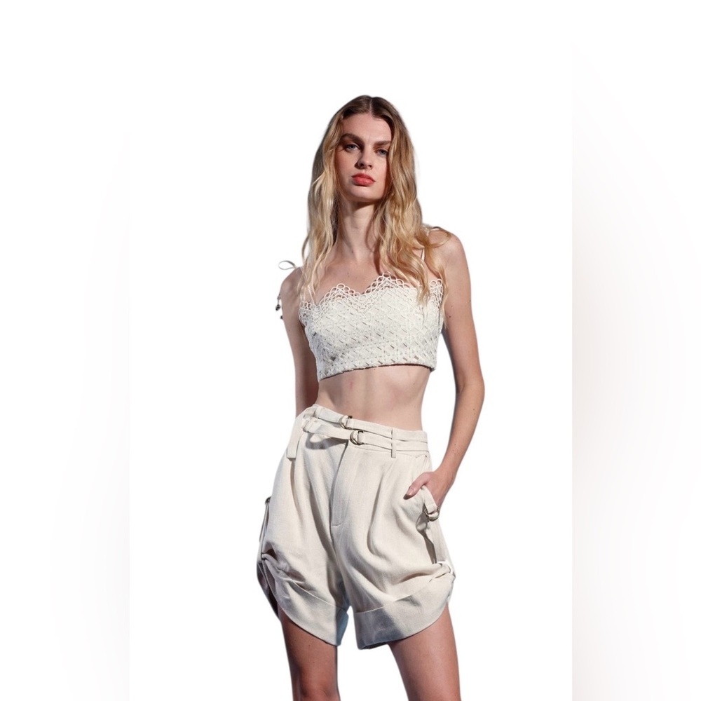 Walter Baker Baylor Belted Shorts
